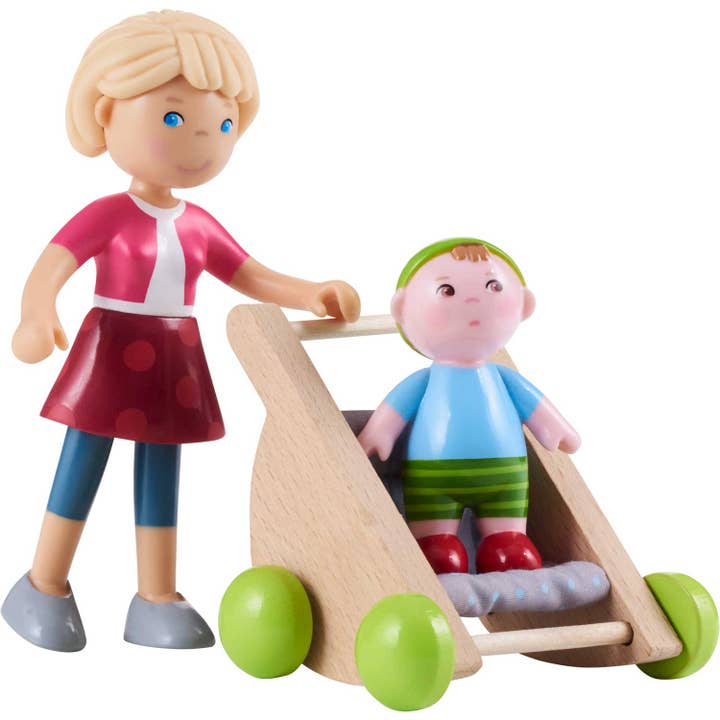 HABA USA - Wholesale Figurine Toy - Kids - Little Friends Mama Melanie and Baby Kilian Dolls1