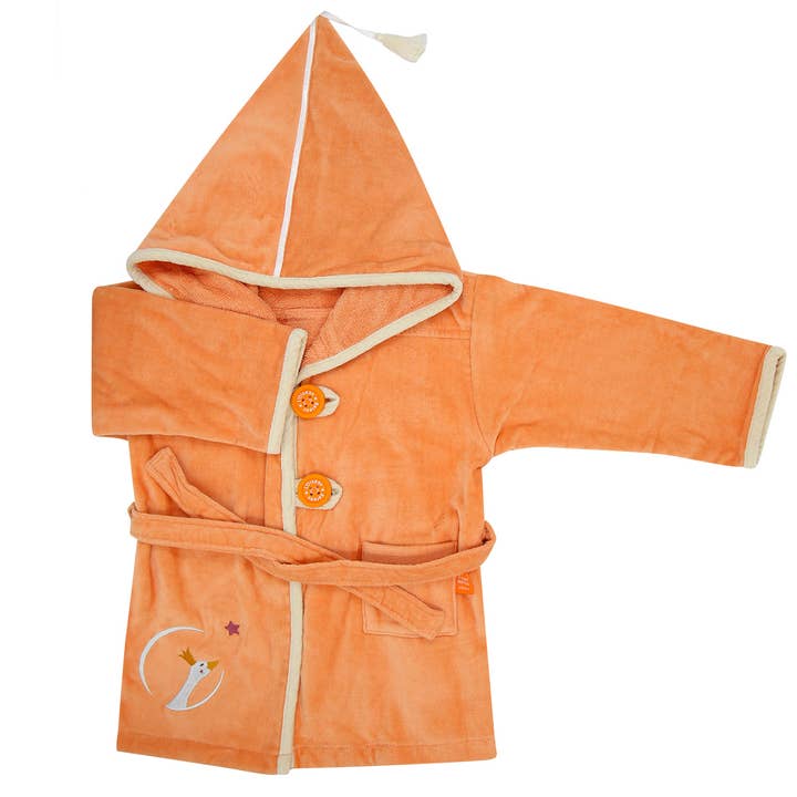 Children's bathrobe 4/6 years - Fishing goose for wholesale by L'Oiseau Bateau