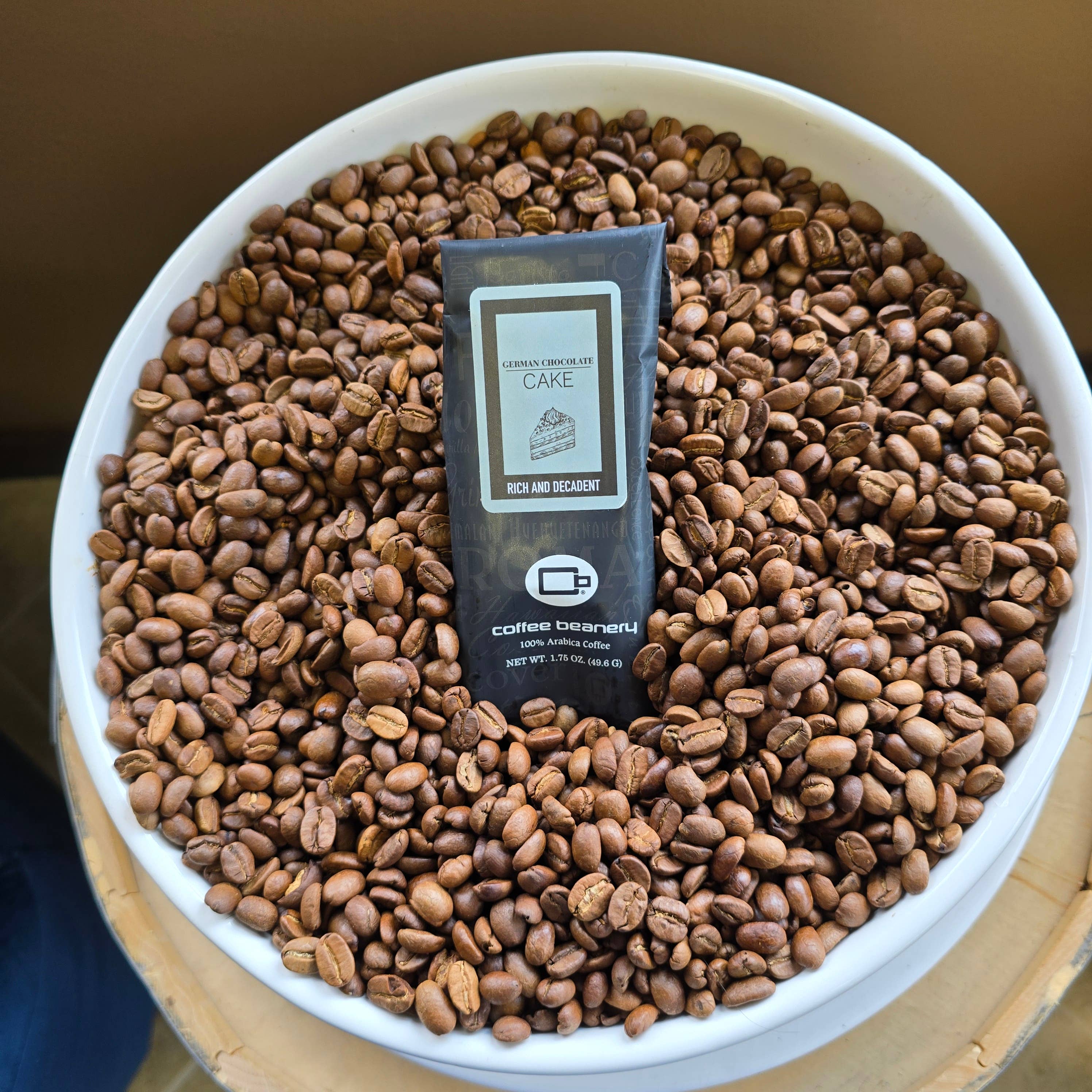 Coffee Beanery - Wholesale Ground Coffee - German Chocolate Cake Coffee | 1.75 oz One Pot Sampler1