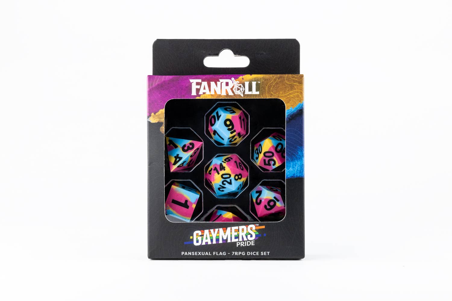 FanRoll by Metallic Dice Games – wholesale Dice – PRIDE Silicone Dice (NINE STYLES)15
