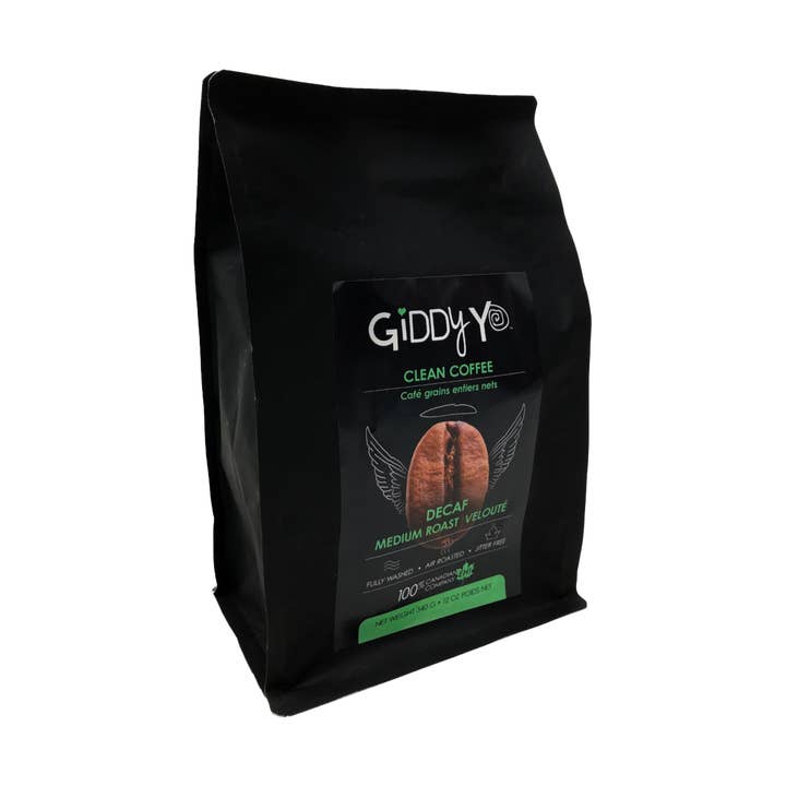 ARTISAN DECAF COFFEE BEANS, MEDIUM ROAST, 340 G/ 12 OZ for wholesale by Giddy Yo