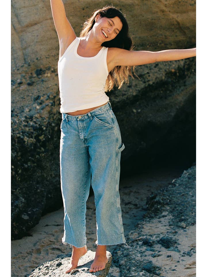 LA RELAXED - Wholesale Tank Top - Women's - Organic Rib Tank4