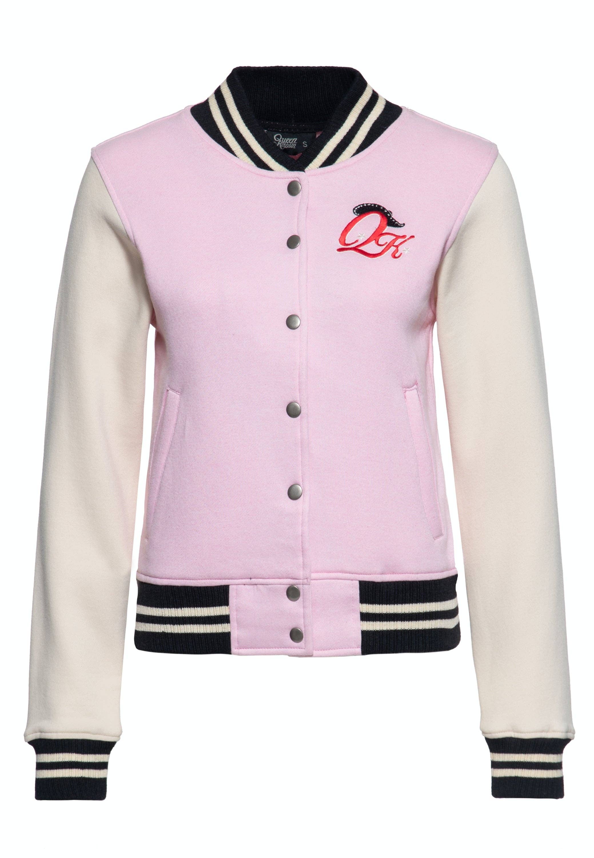 KING KEROSIN - Wholesale Varsity/Baseball Jacket - Women's - Rebel at Heart College Sweatshirt16