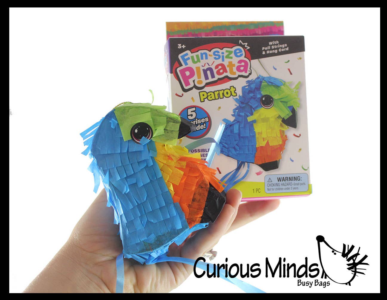 Curious Minds Toys – Großhandel Partygeschenk – 1 Kleine Piñata - Niedliche Mini-Piñata mit Spielzeug - Lustiges Partygeschenk