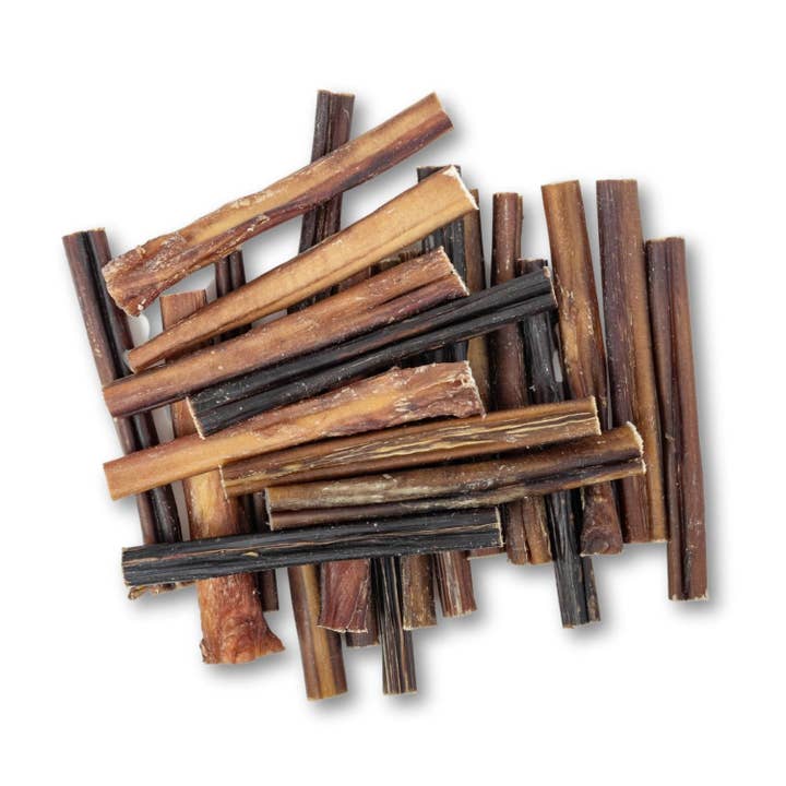Jojo Modern Pets – wholesale Pet treats – Dog – Natural Beef Bully Stick Dog Treats - 6" Standard (25/Bag)