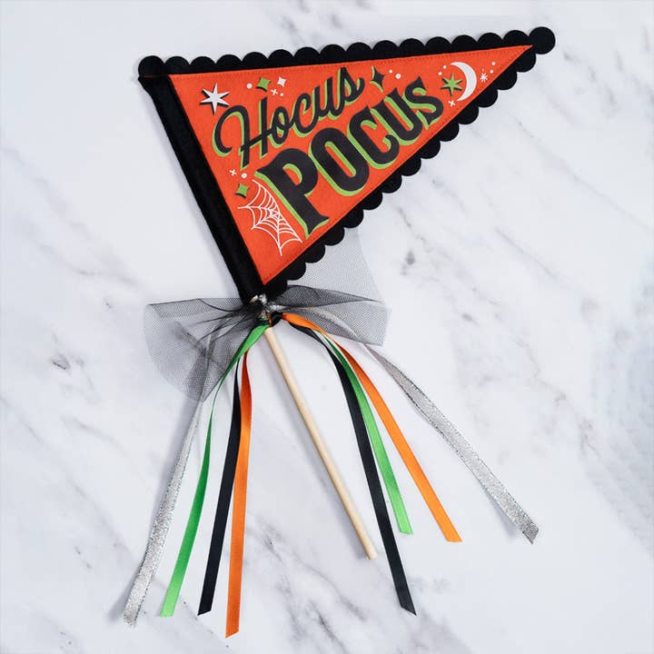 Hocus Pocus Halloween Party Pennant for wholesale by Festive Gal