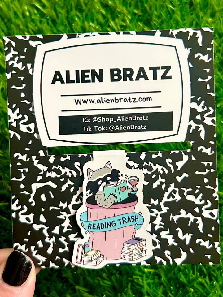 Vaskebjørn Magnetisk Bogmærke Bogtema Bogelskere Bogagtig for engroshandel hos Alien Bratz