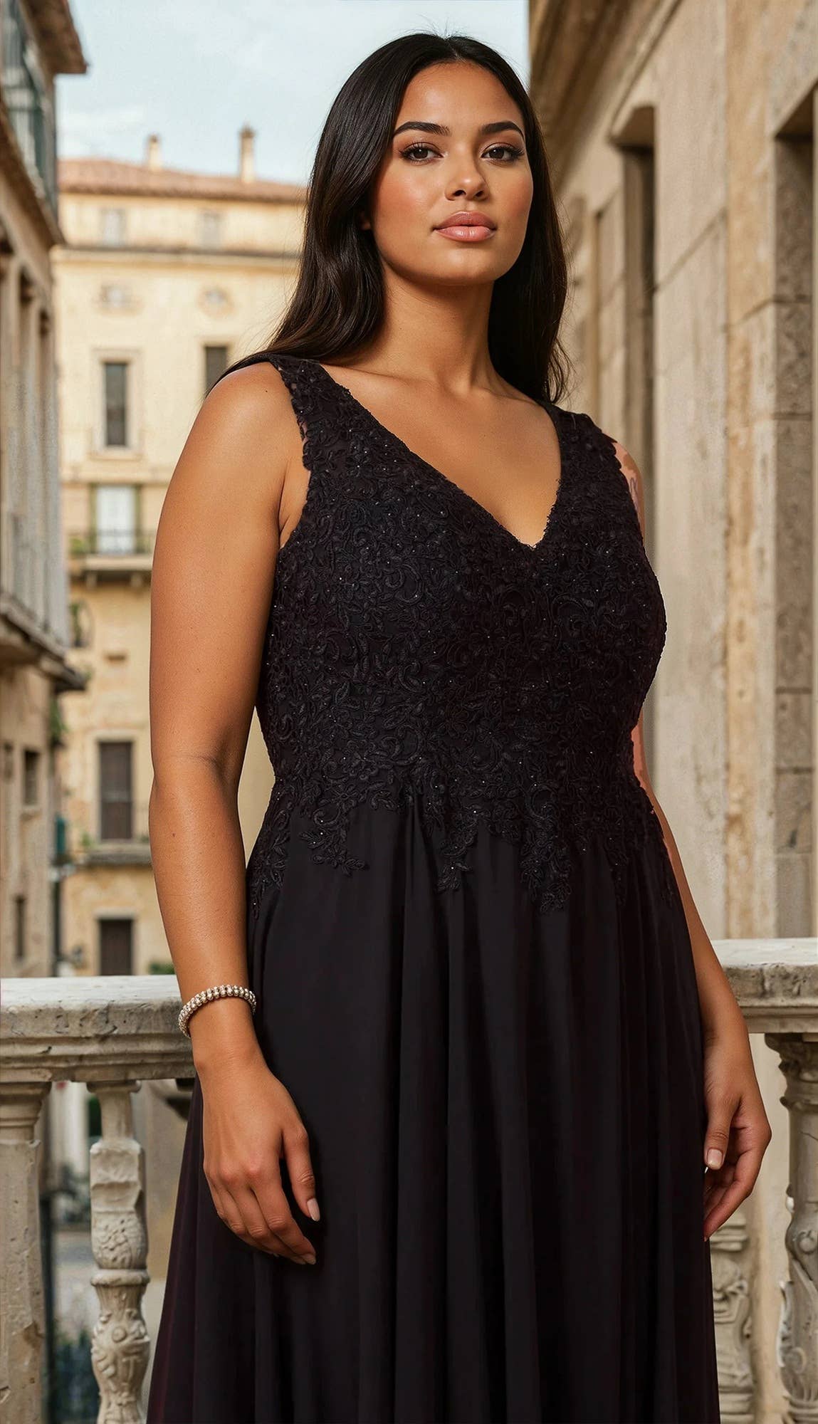 Kos Couture - Wholesale Gown - Women's - Long Formal Party Dress Plus Size Evening Gown3