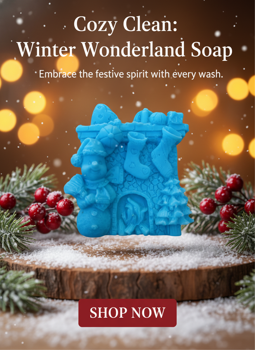 Plunk Soap and Candle Company - Wholesale Bar Soap - Fireplace and Stocking Soap | Winter Soap | Holiday Gift 1
