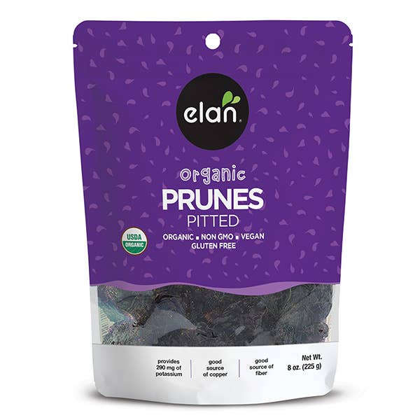 Elan - Vente Fruits secs/déshydratés - Pruneaux dénoyautés Elan Bio - Prune sèche végétalienne sans gluten