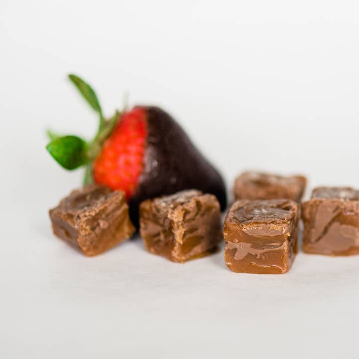 1/4 Lb au chocolat au caramel aux fraises pour la vente par Southern Caramel