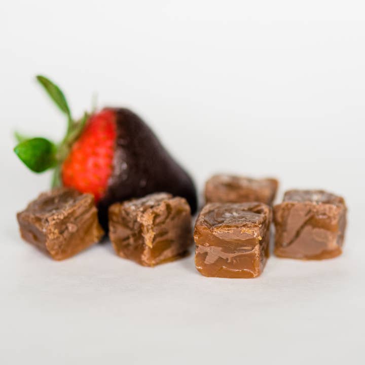 Chocolat Fraise Caramel en Vrac - Boîte de 6 lb pour la vente par Southern Caramel