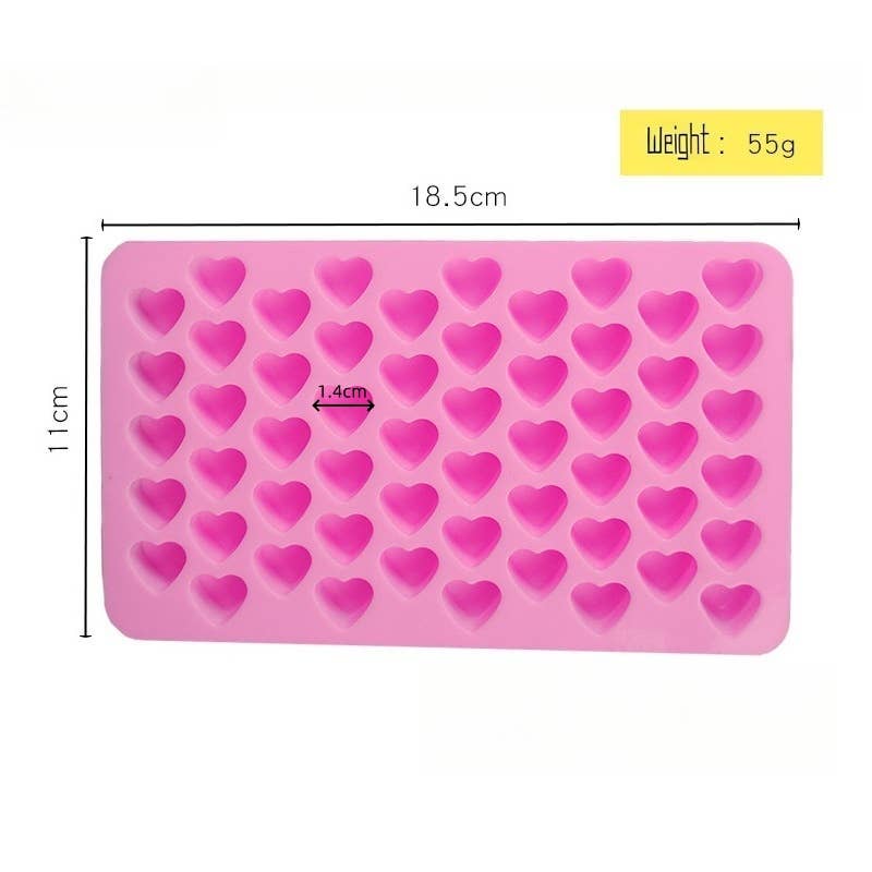 HanNicara – wholesale Chocolate/candy mould – Heart-Shaped Silicone Cake and Ice Mold M25W3440