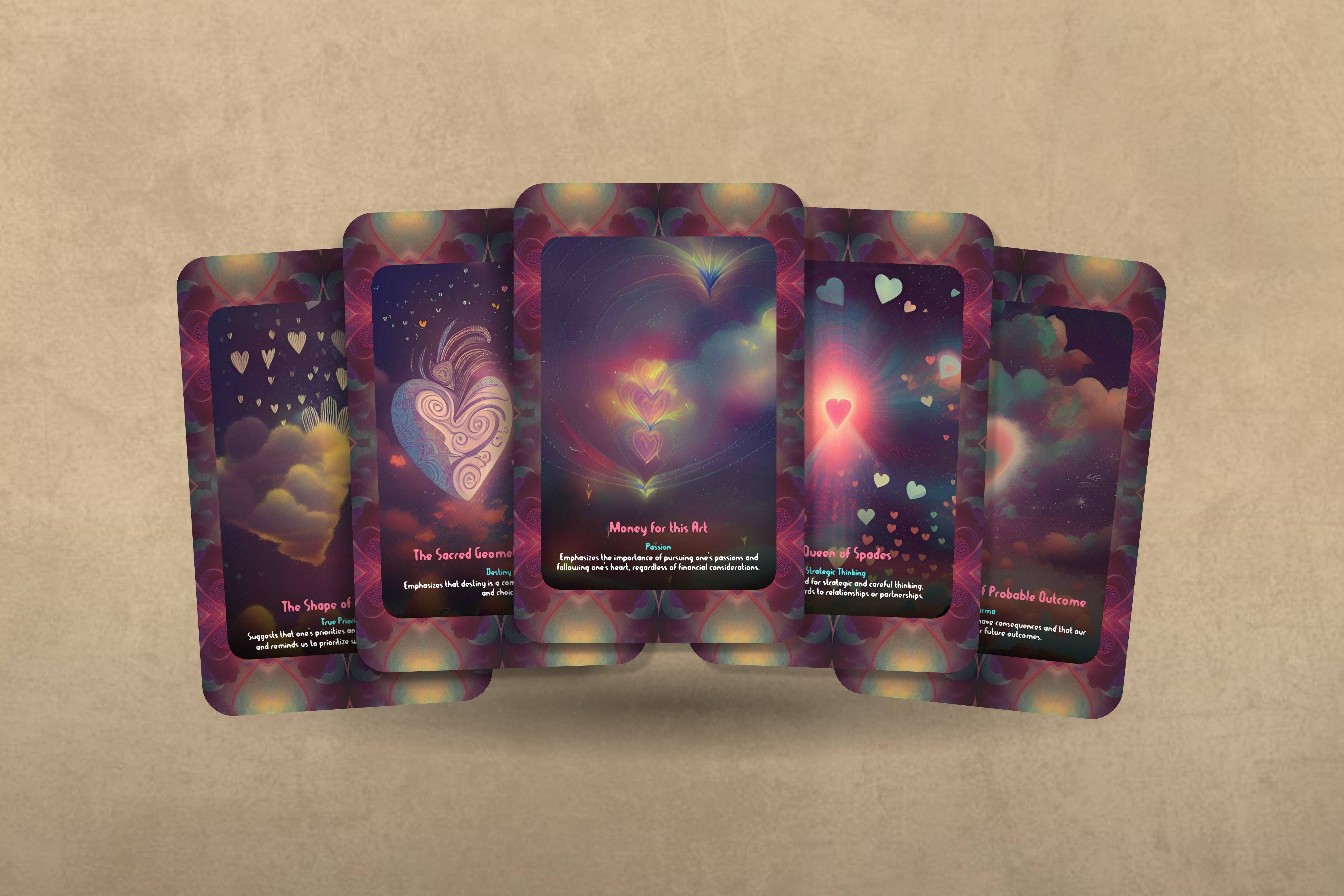 Ibiza Tarot USA – wholesale Tarot cards – The Shape of my Heart - Oracle Cards6