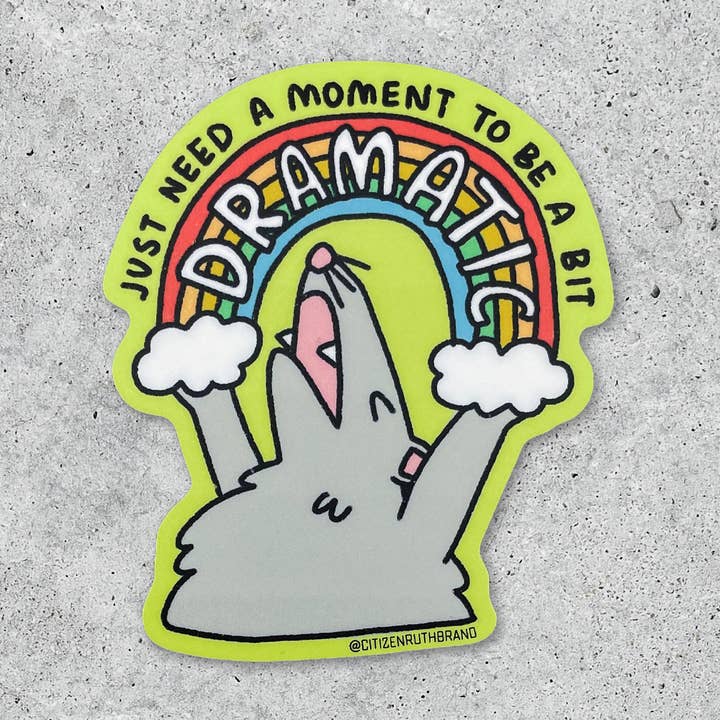 Citizen Ruth – wholesale Klistermärke – Just Need A Moment Dramatic Possum vinylklistermärke0