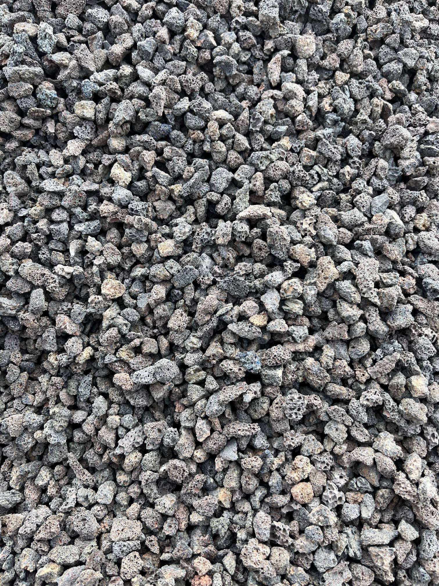 Ivy May Co - Wholesale Planting/Potting Soil - Bulk Amendments- 3/16" Black Lava Rock (5 Gallons)3