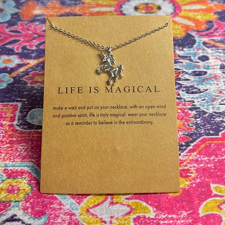 Briano Wholesale - Wholesale Pendant/Charm Necklace - Inspirational Make a Wish Necklaces With Card28