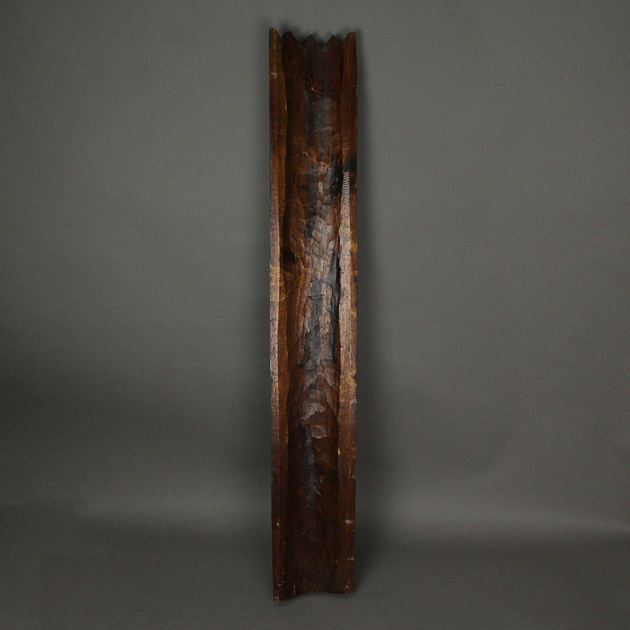 Zeckos - Wholesale Sculpture - Set of 3 Natural Wood Hawaiian Tiki God Masks 100cm/39in3