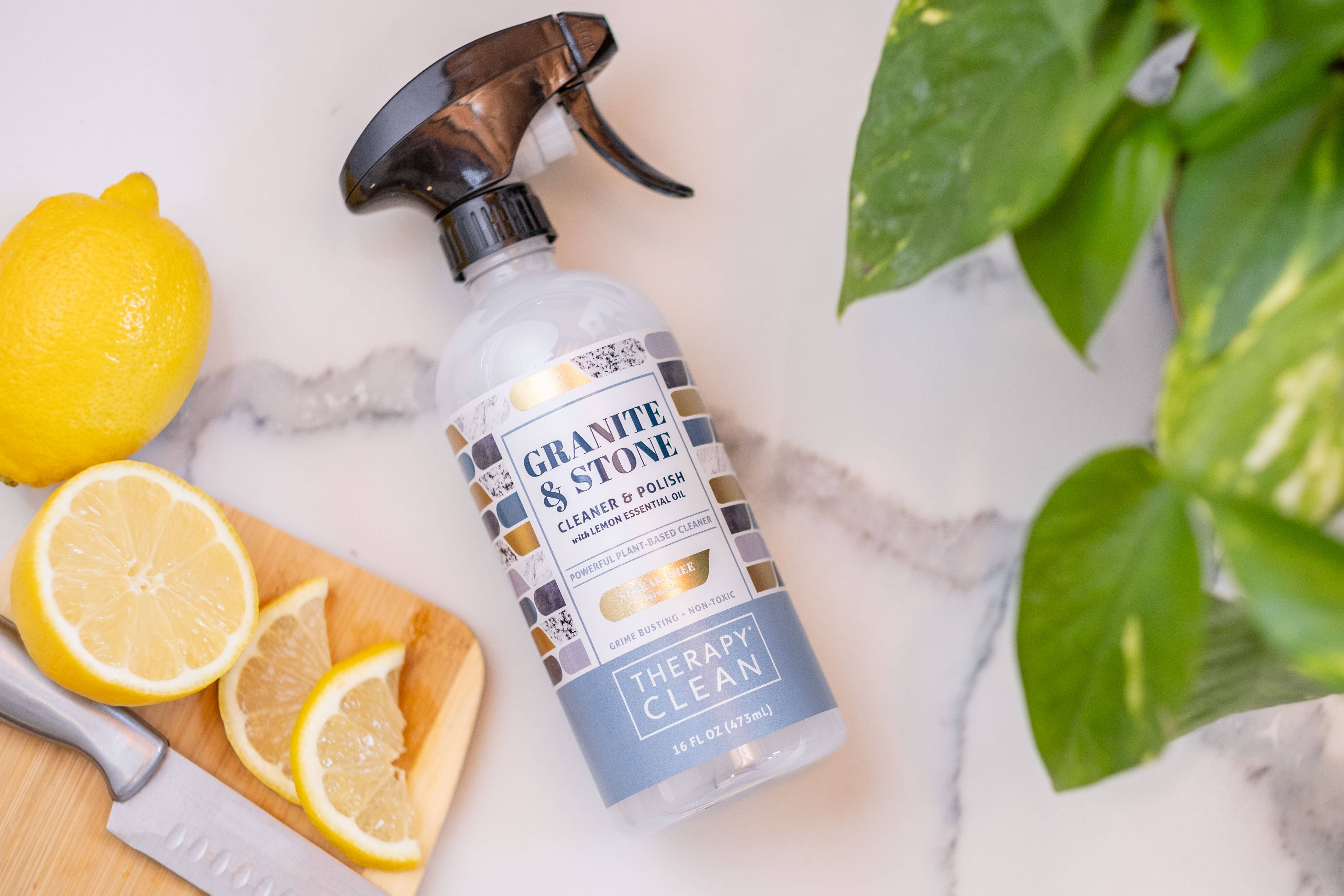 Therapy Clean - Vendita all'ingrosso Detergente per granito - Detergente e lucidante per granito e pietra, 16 oz7