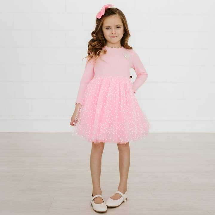 Neon Pink Patched Tutu Dress for wholesale on Faire