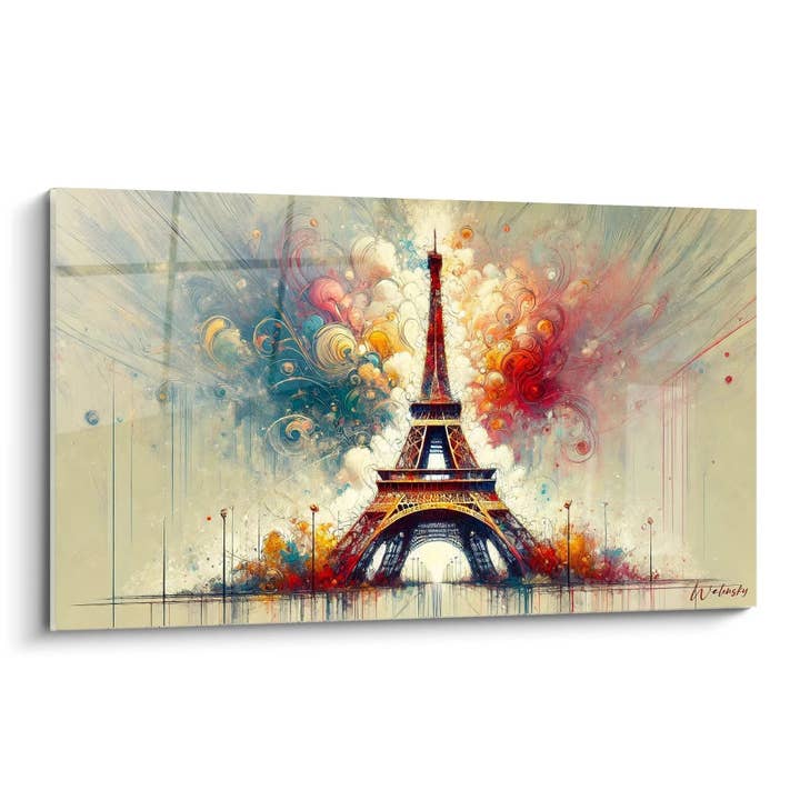 Eiffeltoren Schilderij Nr. 1 - Editie Parijs Rond de Wereld voor wholesale door Walensky