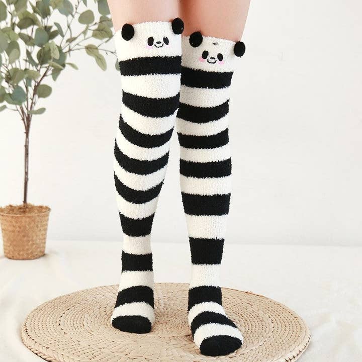 UZ Wholesale Store - Wholesale Socks – Women's - Coral Fleece Knee High Socks3