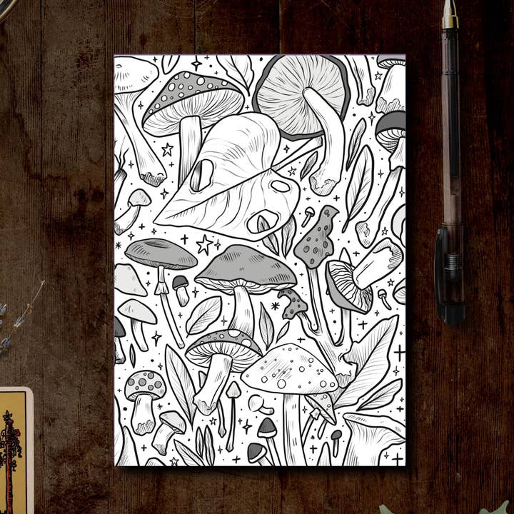 Tied Fates - Vente Cahiers - Carnet Shrooms à couverture souple au format A50