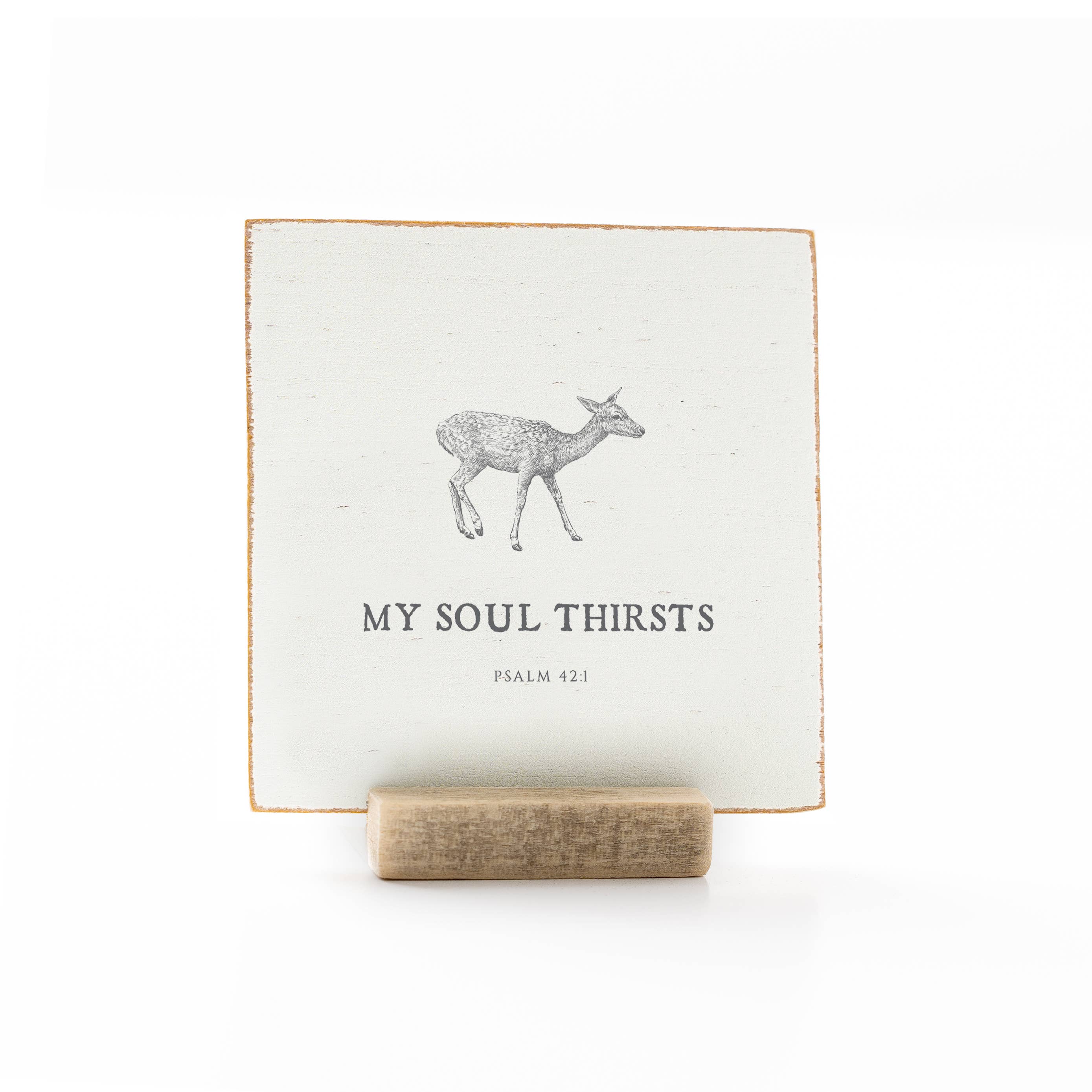 Revelation Culture - Wholesale Desk/Tabletop Sign - 4 x 4" | Animal | Deer0