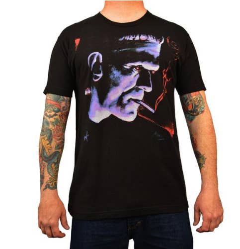 Negro Franky - Camiseta Gráfica para Hombre de venta al por mayor en Faire