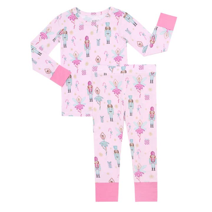Sugar Plum Fairy Two Piece Pajamas for wholesale by Baby Bean & Co.