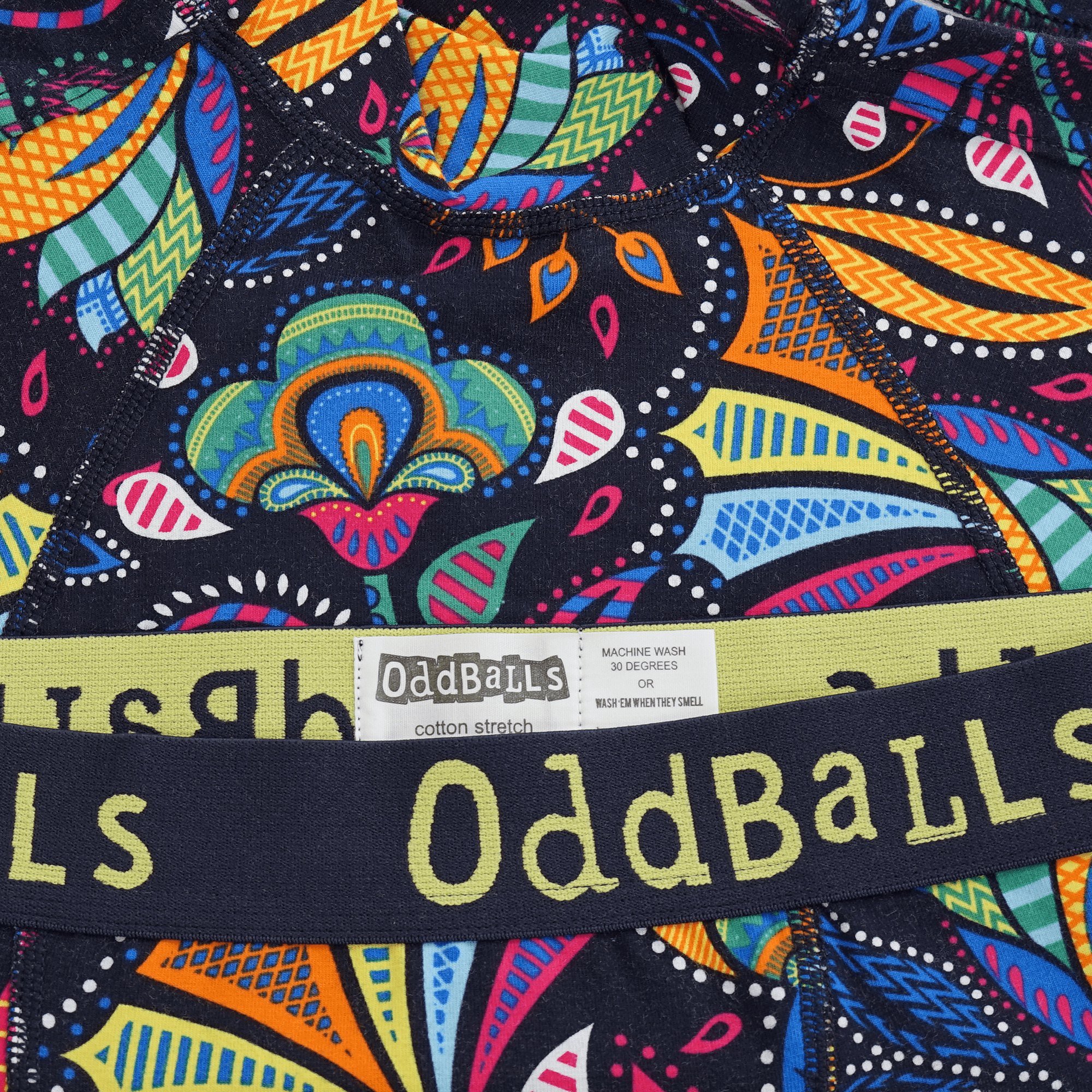 OddBalls – wholesale Underwear – Men's – Magic Garden - Mens Cotton Boxer Shorts2