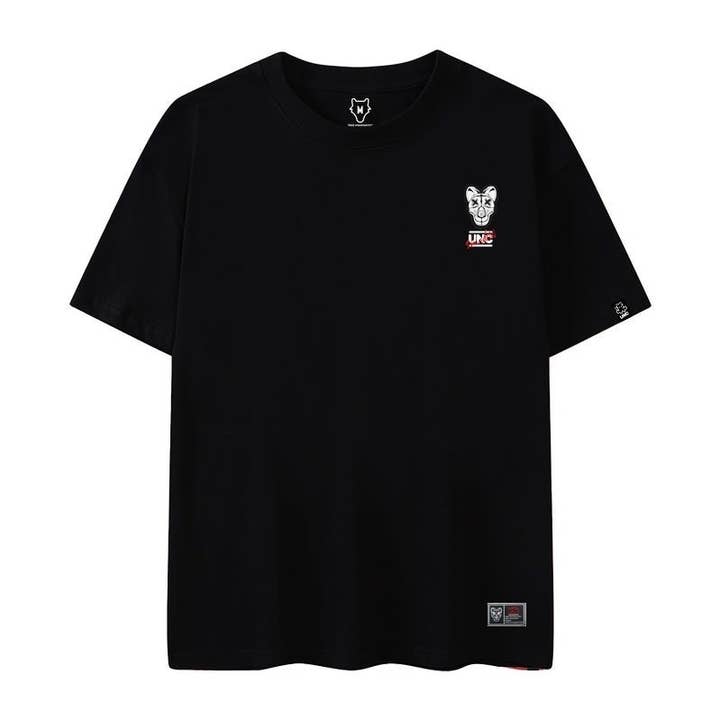 Uncontrolled - Wholesale T-Shirt - Men's - Shadow W Black Oversized T Shirt 200g0