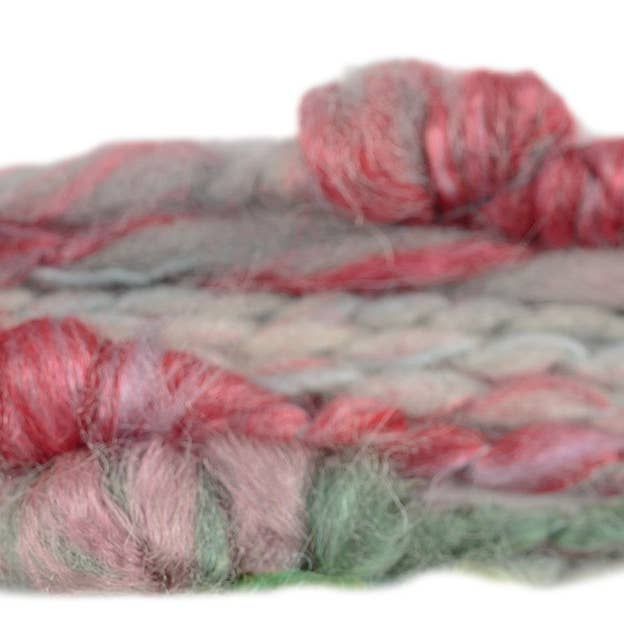 Borgo de' Pazzi - Firenze – Engroshandel Newsboy/schoolboy hat - Dame – Bibi fantasigarn med flammeeffekt og multifarvede knuder4