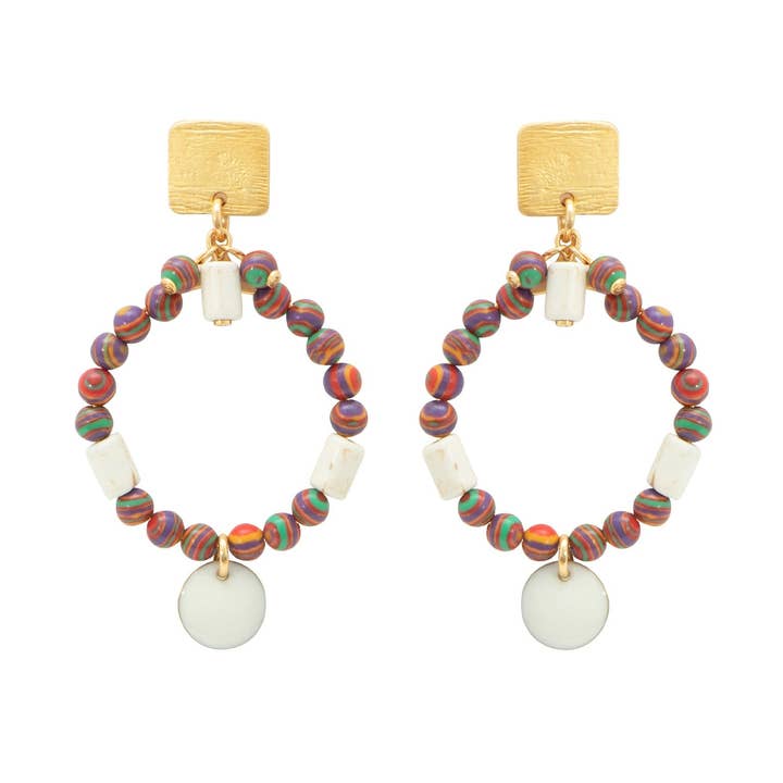 Sofia Godinho - Wholesale Hangende/ronde oorbellen - Maia oorbellen0