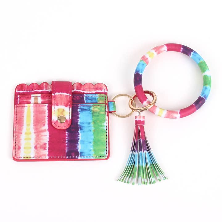 MiMi Wholesale - Wholesale Wallet - Women's - BB139x115 Various Pattern Bangle/Key-Chain/Wallet w/ ID Wind