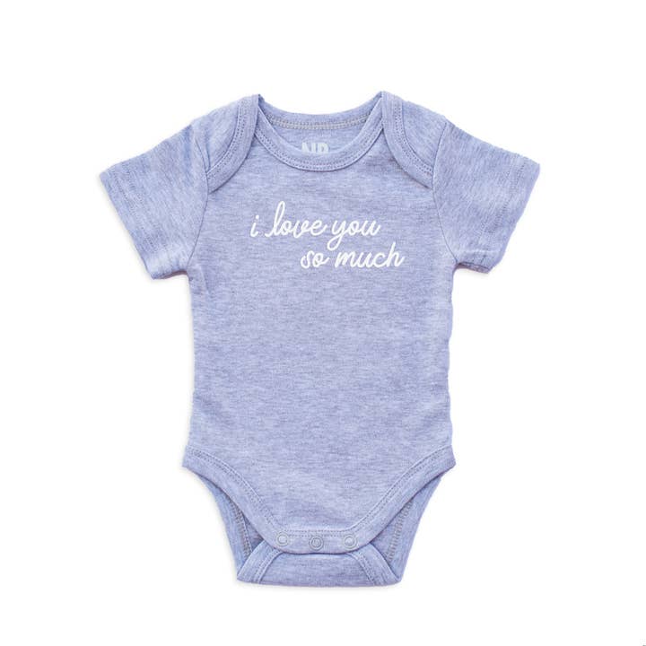 Frankie Jean - Wholesale Bodysuit (Non-Footed) - Baby - i love you so much Onesie6