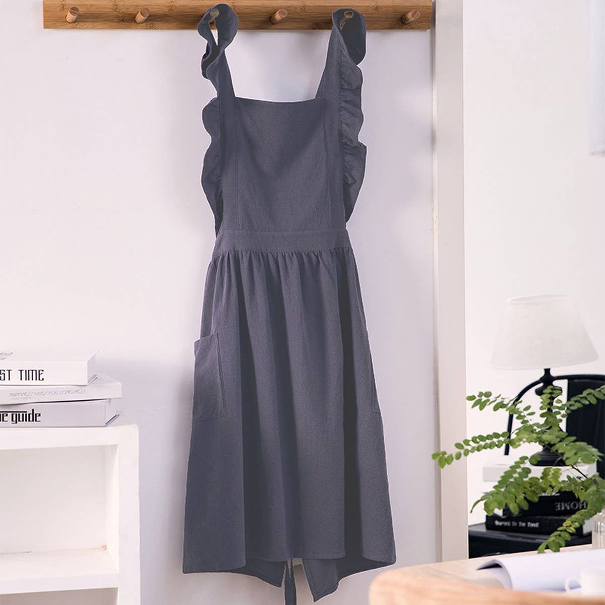 NINEXIS - Wholesale Apron - CWMM1834_Stylish Cotton Household Kitchen Apron11