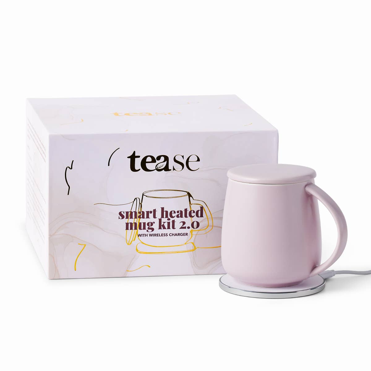 Tease | Wellness Tea Blends + Accessories - Wholesale Coffee Mug - Smart Heated Mug Kit 2.0 | Warmer + Wireless Charger9