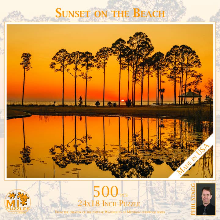 ZONSONDERGANG OP HET STRAND - puzzel van 500 stukjes voor wholesale door Phil Stagg Photography