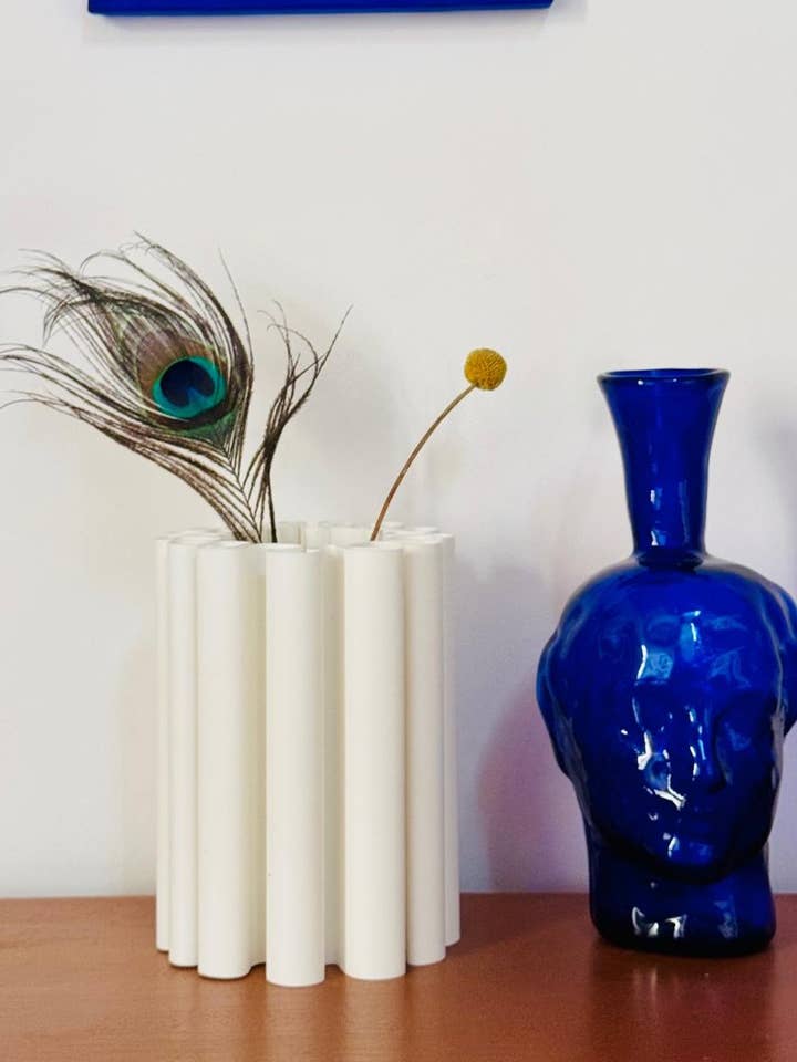 Eco-Responsible Design Vase Made in France Pédalo for wholesale by Atelier mahd