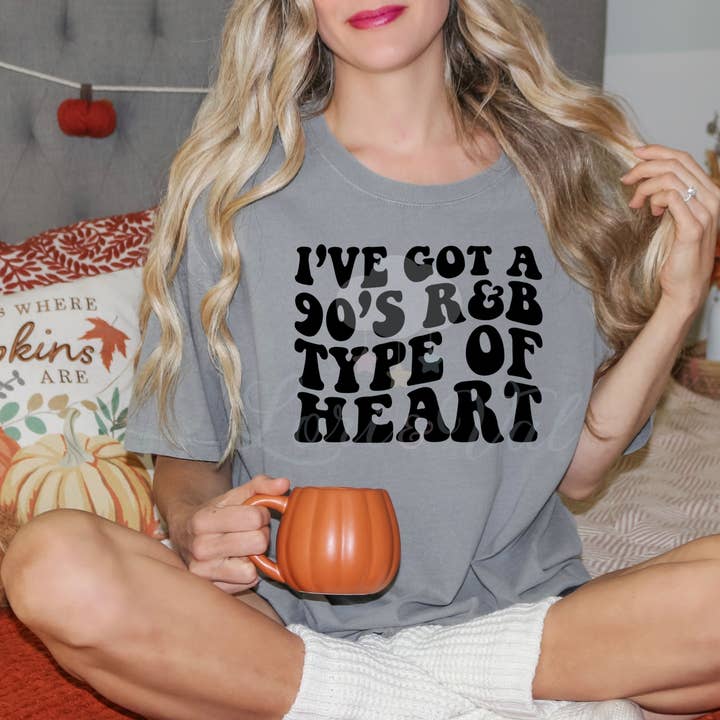 90s R&B Comfort Colors Tee for wholesale by Lori and Val