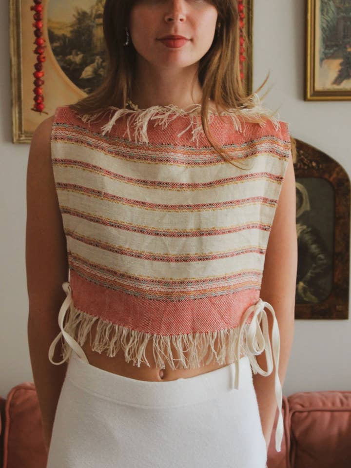 Soleil et Amis - Wholesale Blouse - Women's - the Florence top - Handmade Upcycled Tank top15