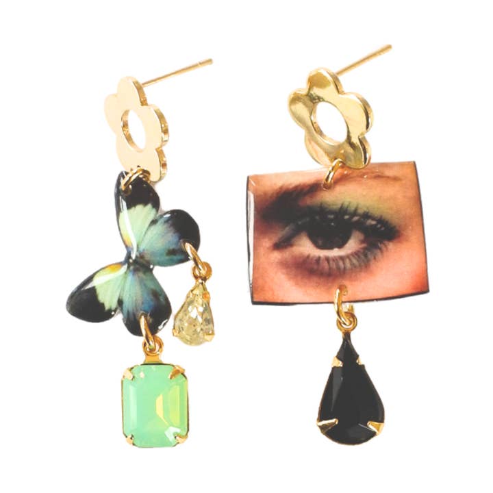 gossamer gaze dangle set for wholesale by Haricot Vert