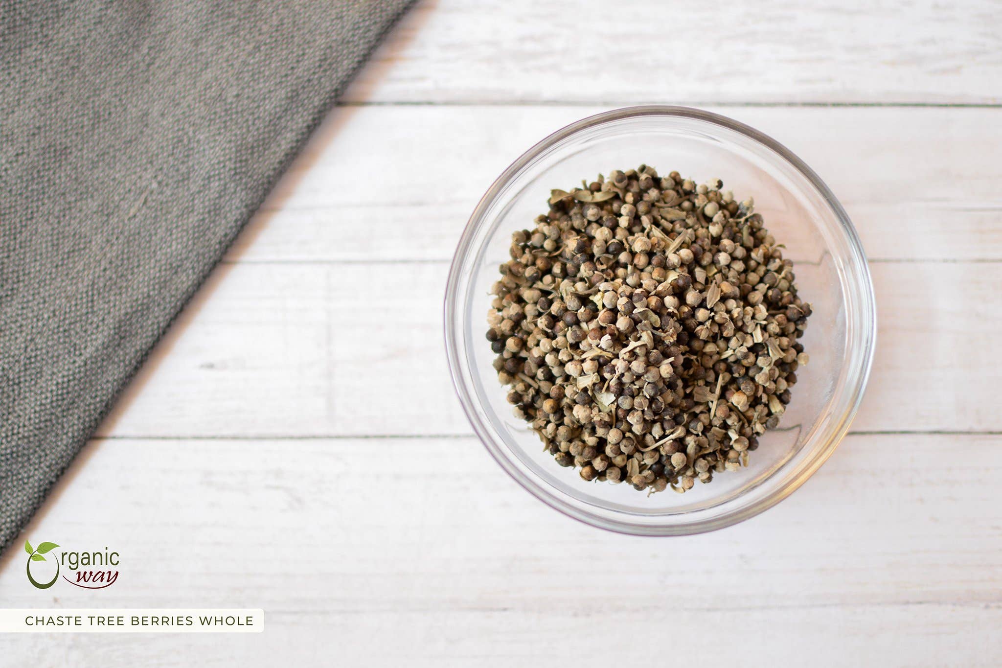 Organic Way LLC - Wholesale Herbs - Organic Chaste Tree Berries Whole2
