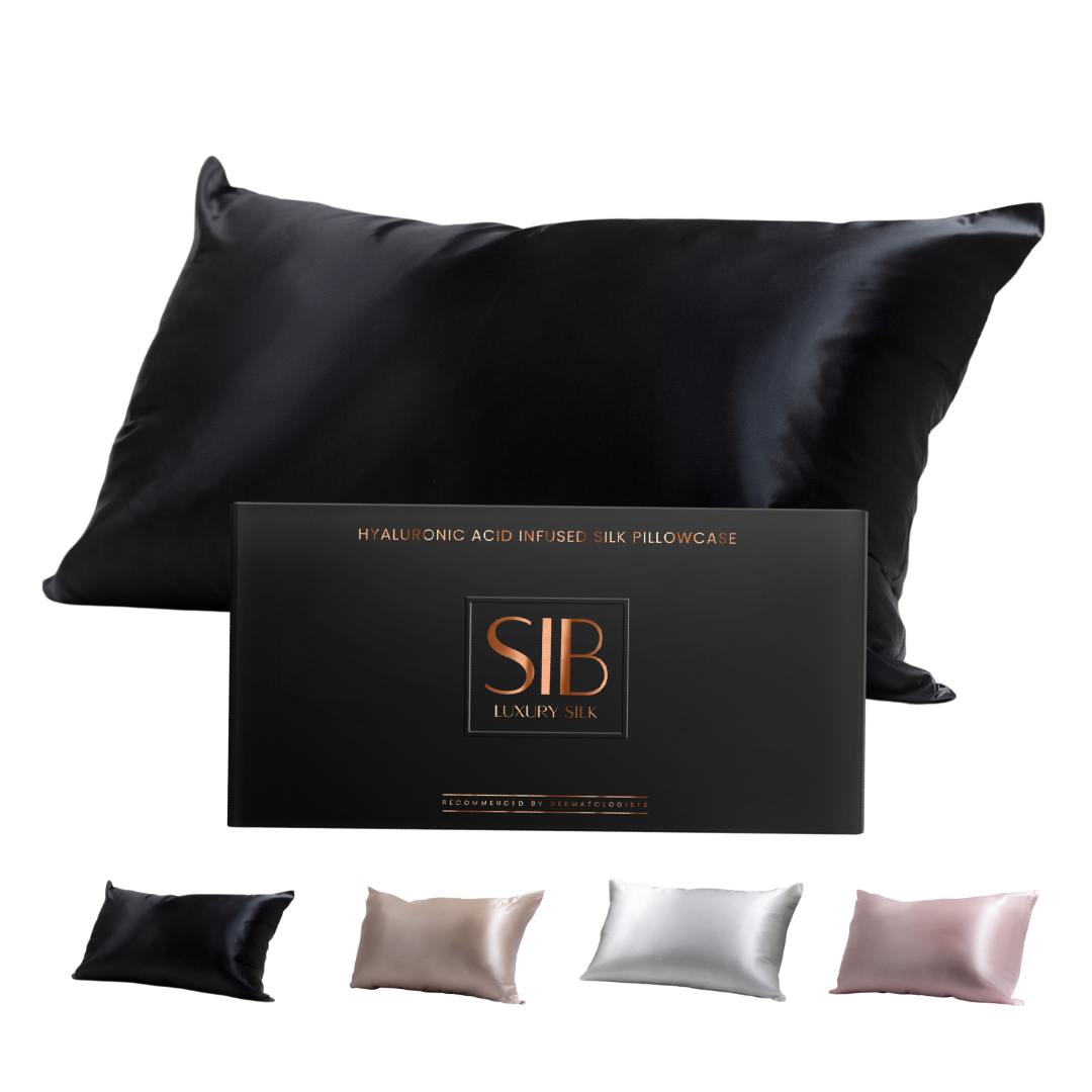 Sleep In Beauty – wholesale Bedding pillowcase/sham – SIB® Hyaluronic acid infused silk pillowcase 1