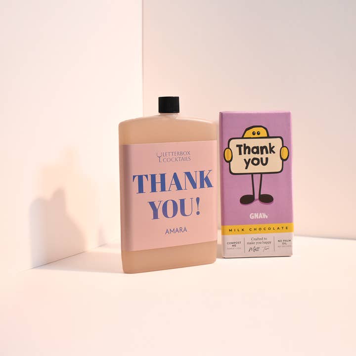 Thank You Box for wholesale by LetterBox Cocktails