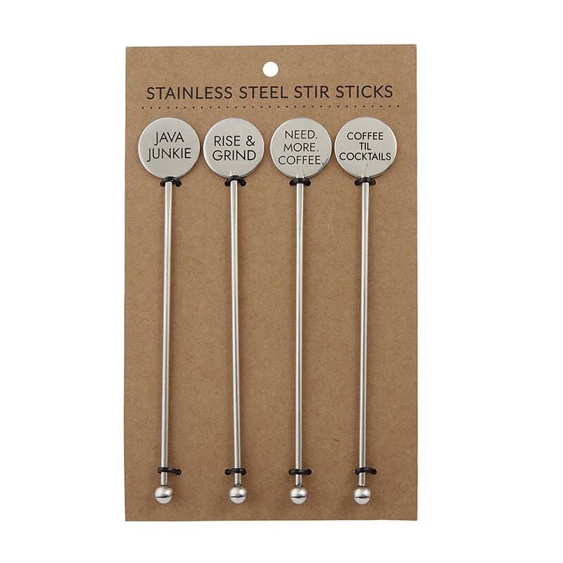 Santa Barbara Design Studio by Creative Brands - Wholesale Drink Stirrer - Stainless Steel Stir Sticks - Coffee2