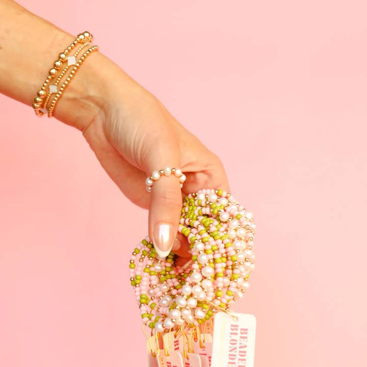 Beaded Blondes - Wholesale Band/Stacked Ring - Coastal Pearl Ring