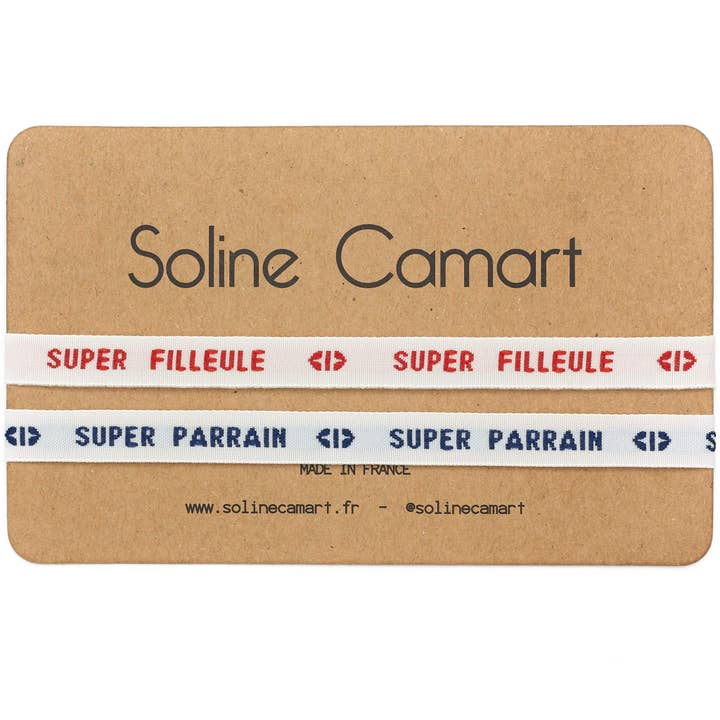 Duo af Armbånd: Filleule & Parrain for engroshandel hos Soline Camart