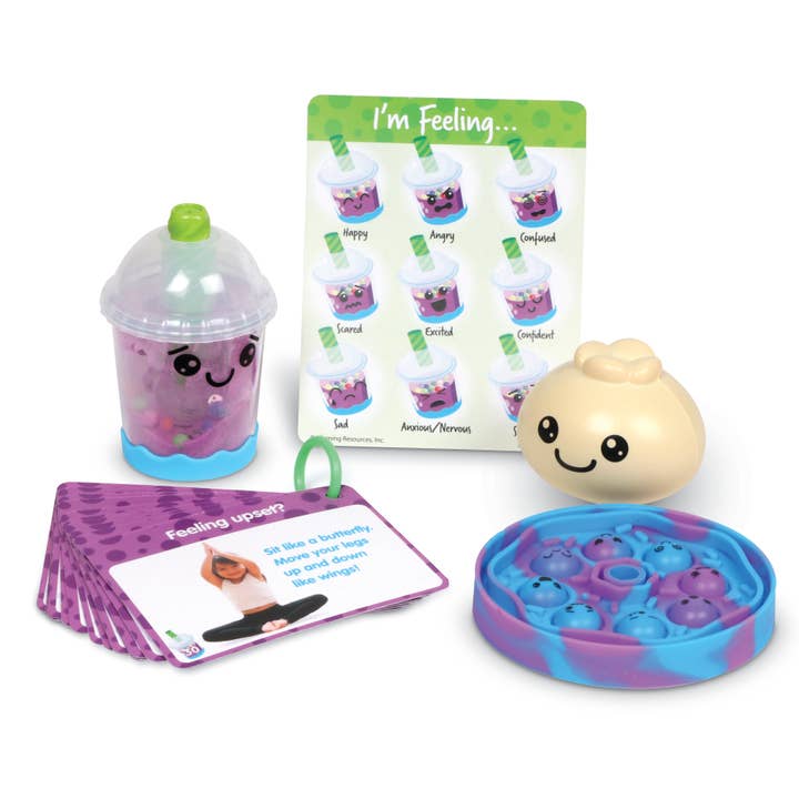 Learning Resources - Wholesale Fidget Toy - Kids - Bubble Tea Break! Sensory Fidget Activity Set2